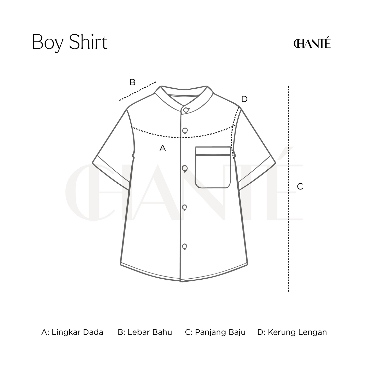 Chanté - Sakha Boy Shirt in Mahogany