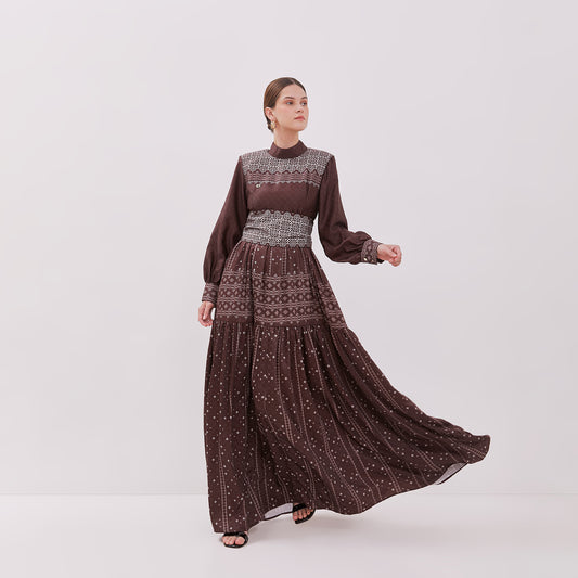 Chanté - Kaylani Dress in Burgundy
