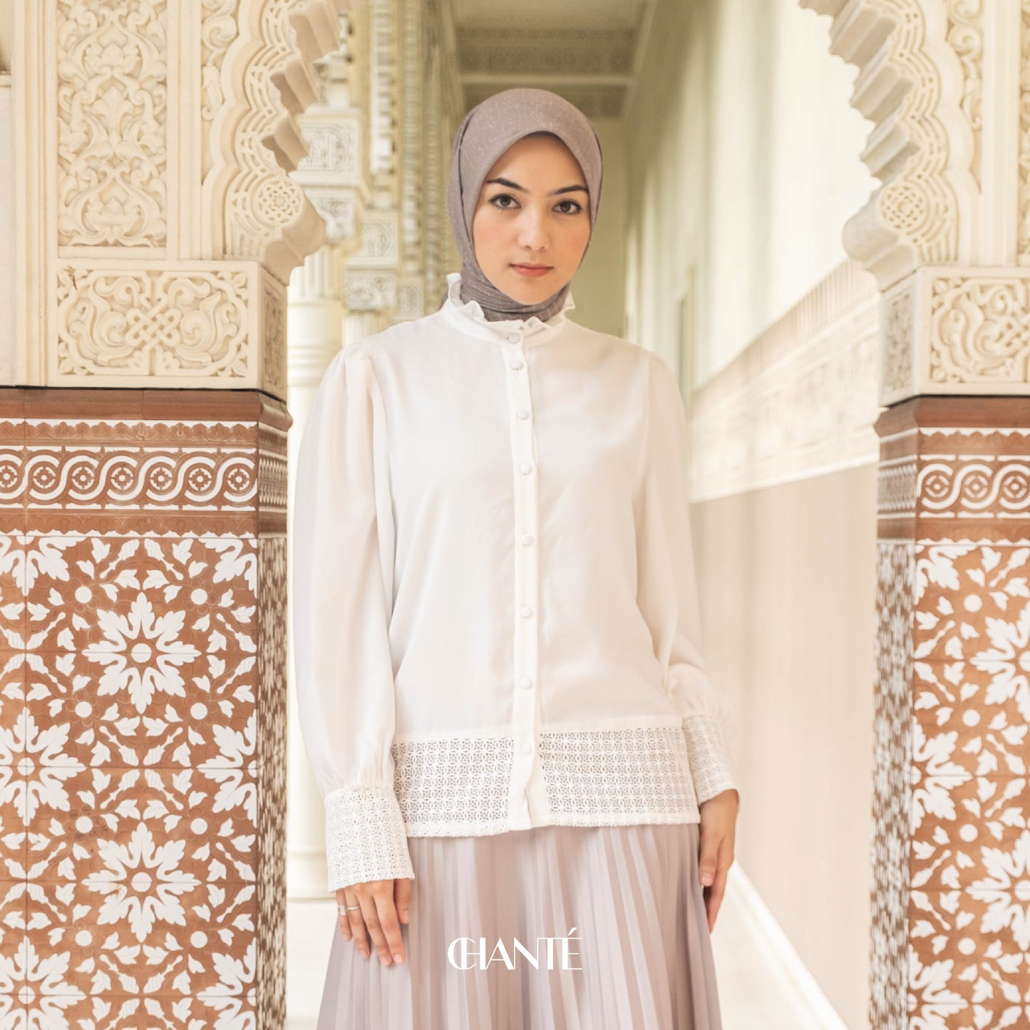 Chanté - Amelie Shirt in Broken White