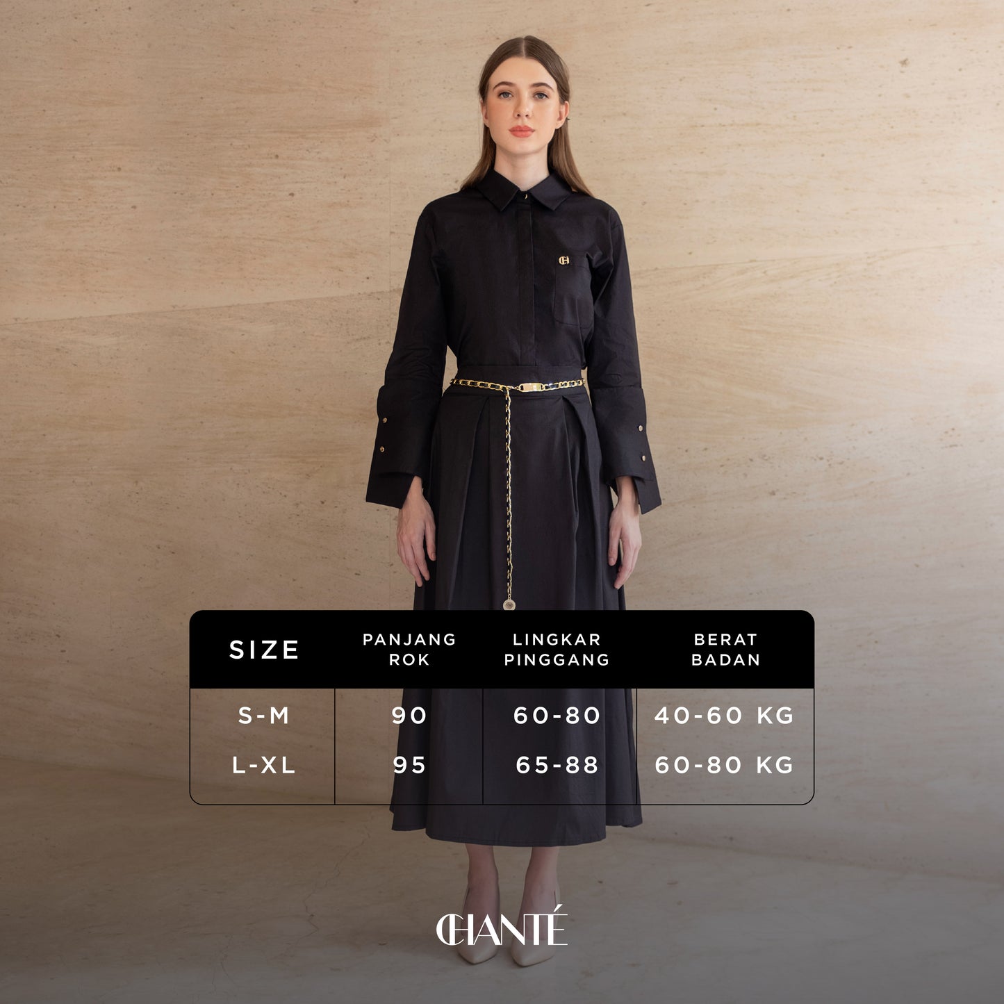 Chanté - Aliane Skirt in Black