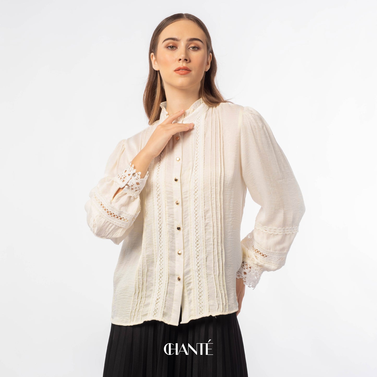 Chanté - Chantrell Shirt in Ivory