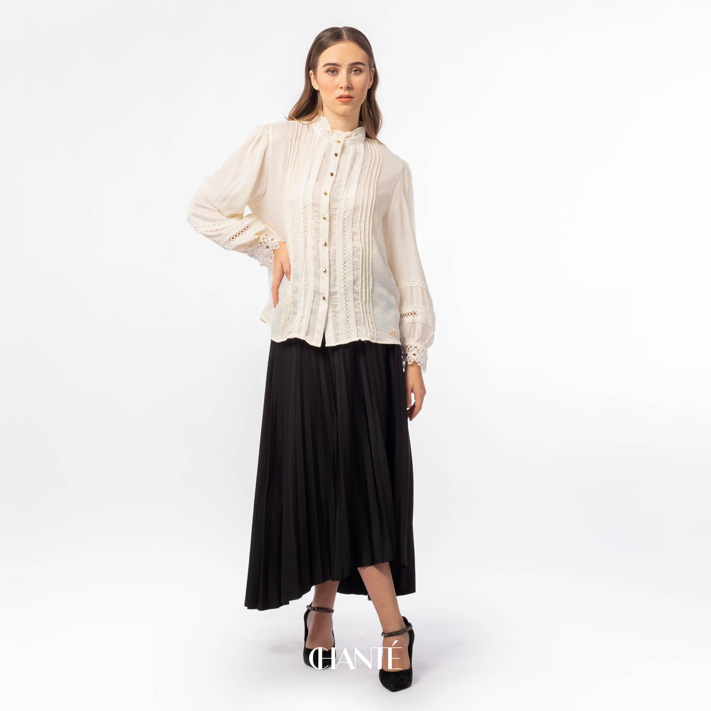 Chanté - Chantrell Shirt in Ivory