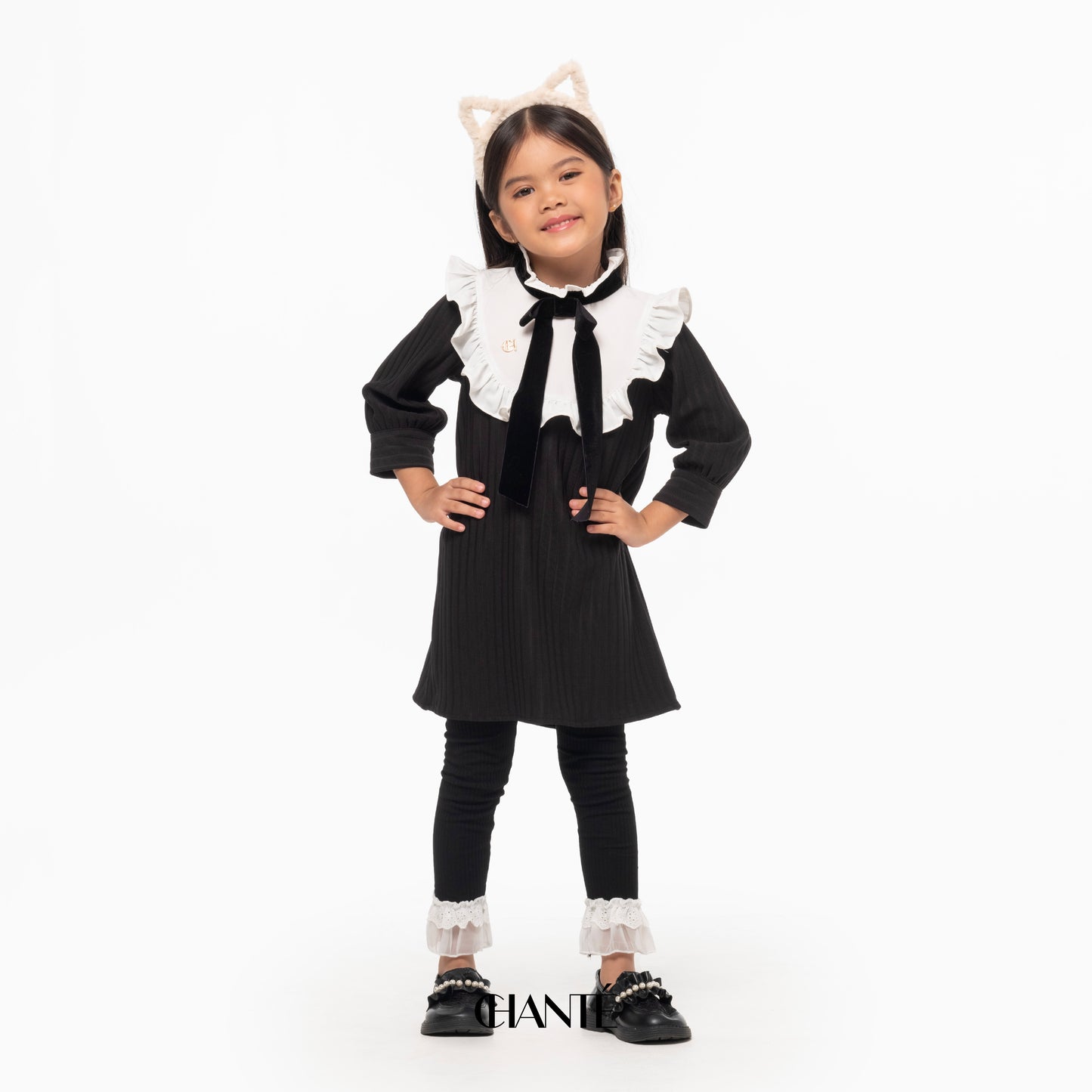 Chanté - Claire Girl Dress in Black