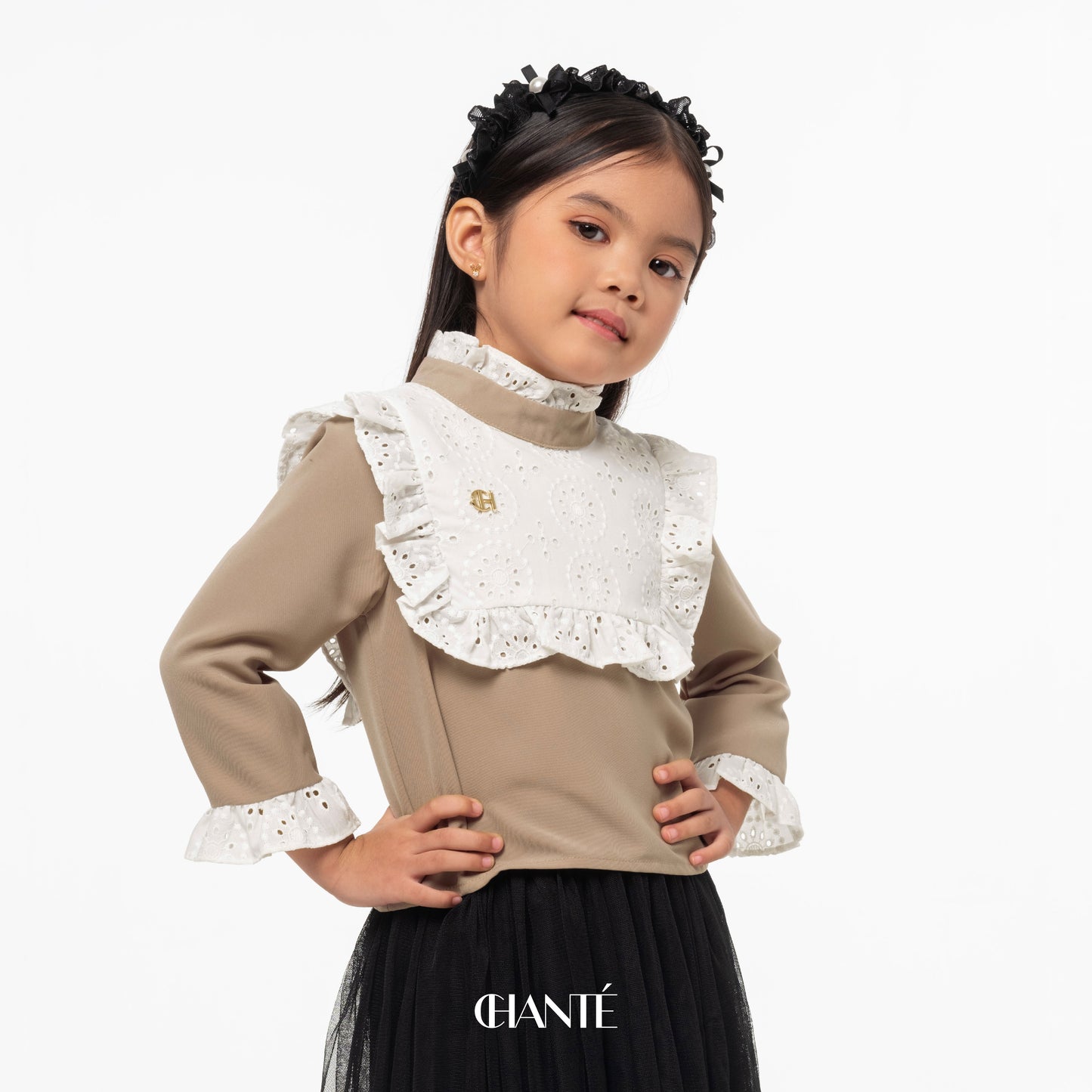 Chanté - Ciel Girl Top in Sand