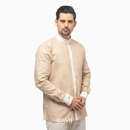 Chanté - Blake Men Shirt in Sand