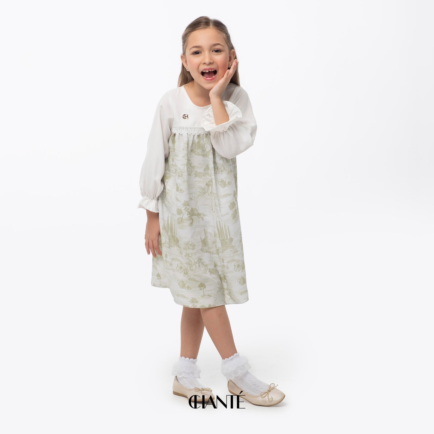 Chanté - Brittany Girl Dress in Brown
