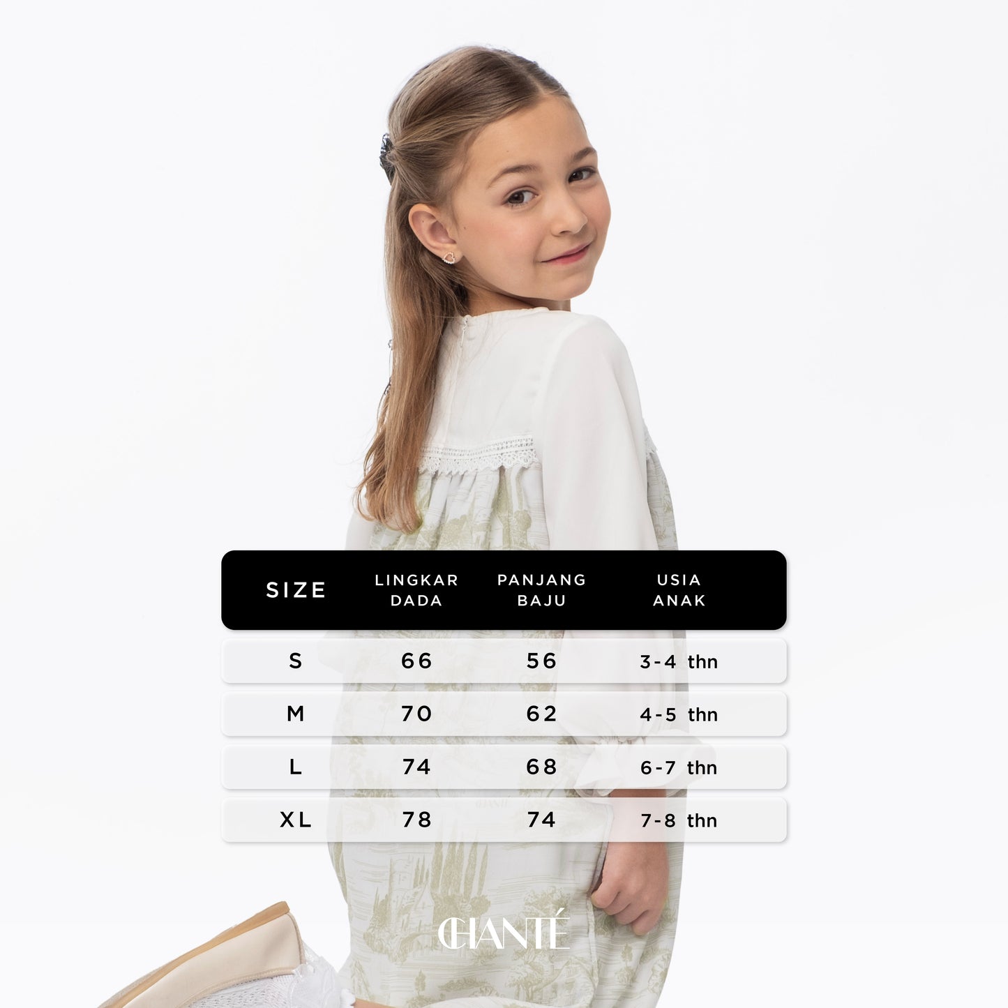Chanté - Brittany Girl Dress in Brown