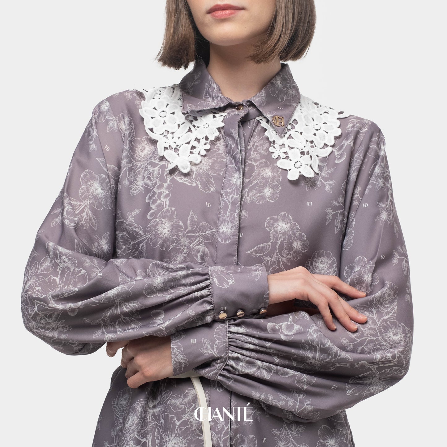 Chanté - Adria Shirt in Grey