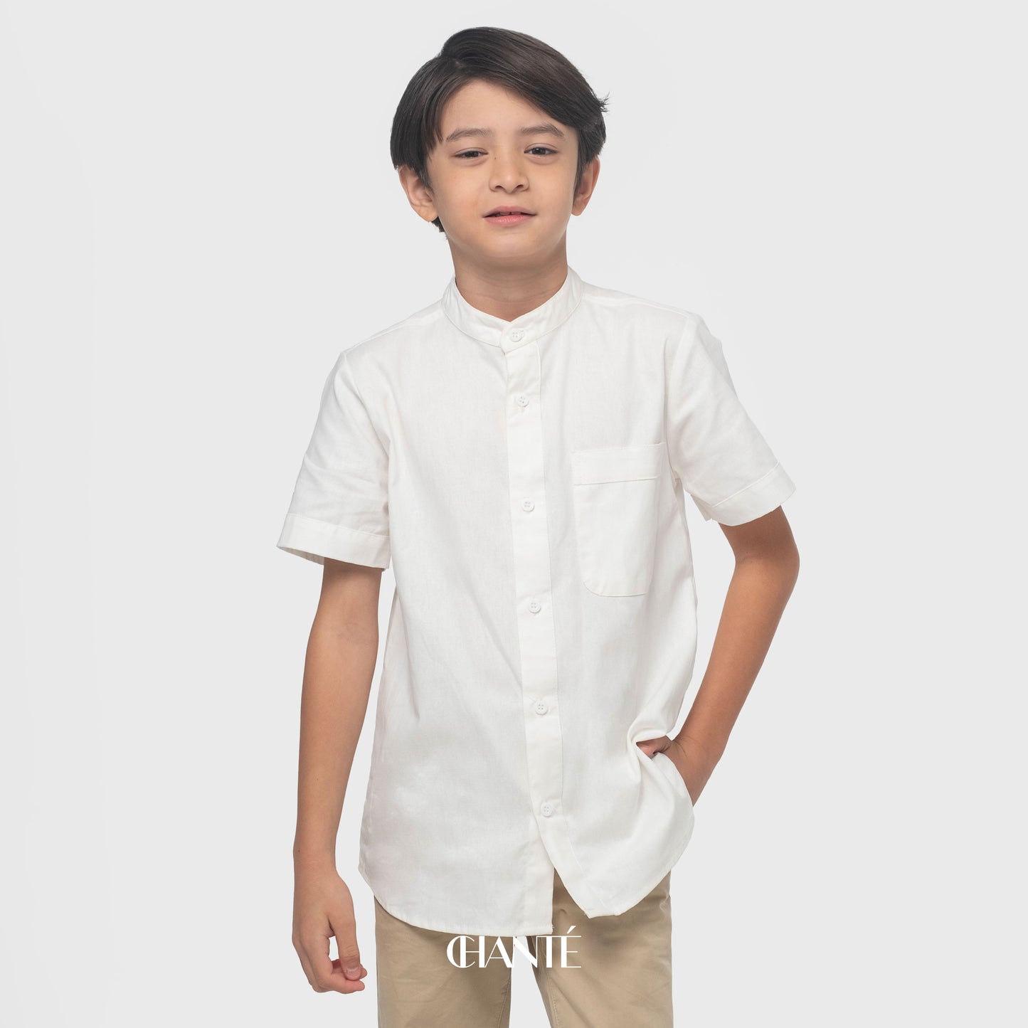 Chanté - Amal Boy Shirt in Broken White