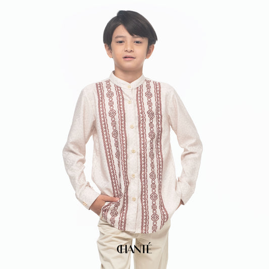 Chanté - Aziel Boy Shirt in Brick