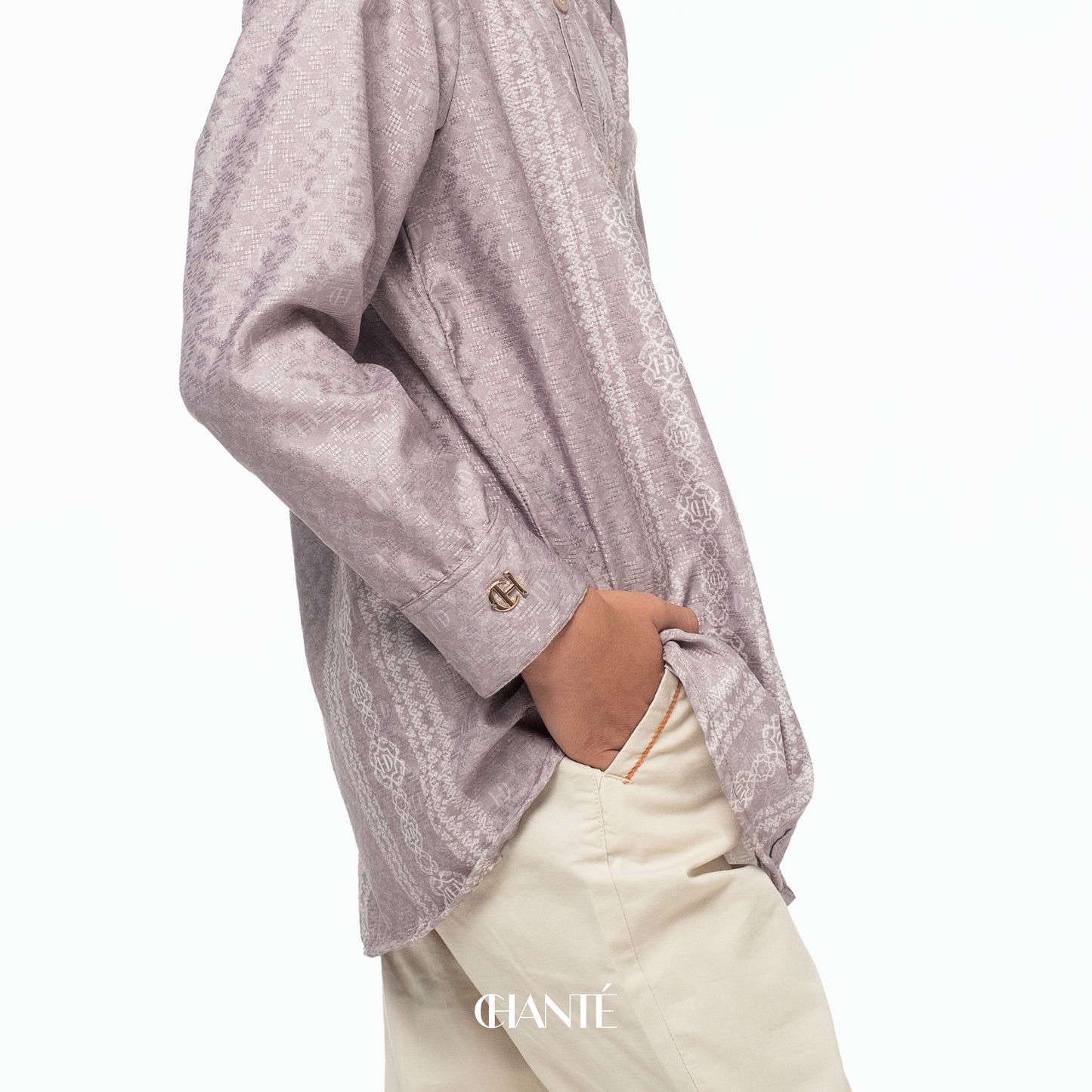 Chanté - Aziel Boy Shirt in Grey