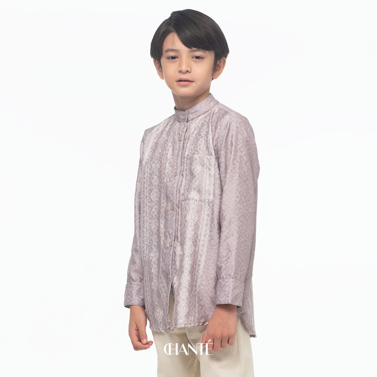Chanté - Aziel Boy Shirt in Grey
