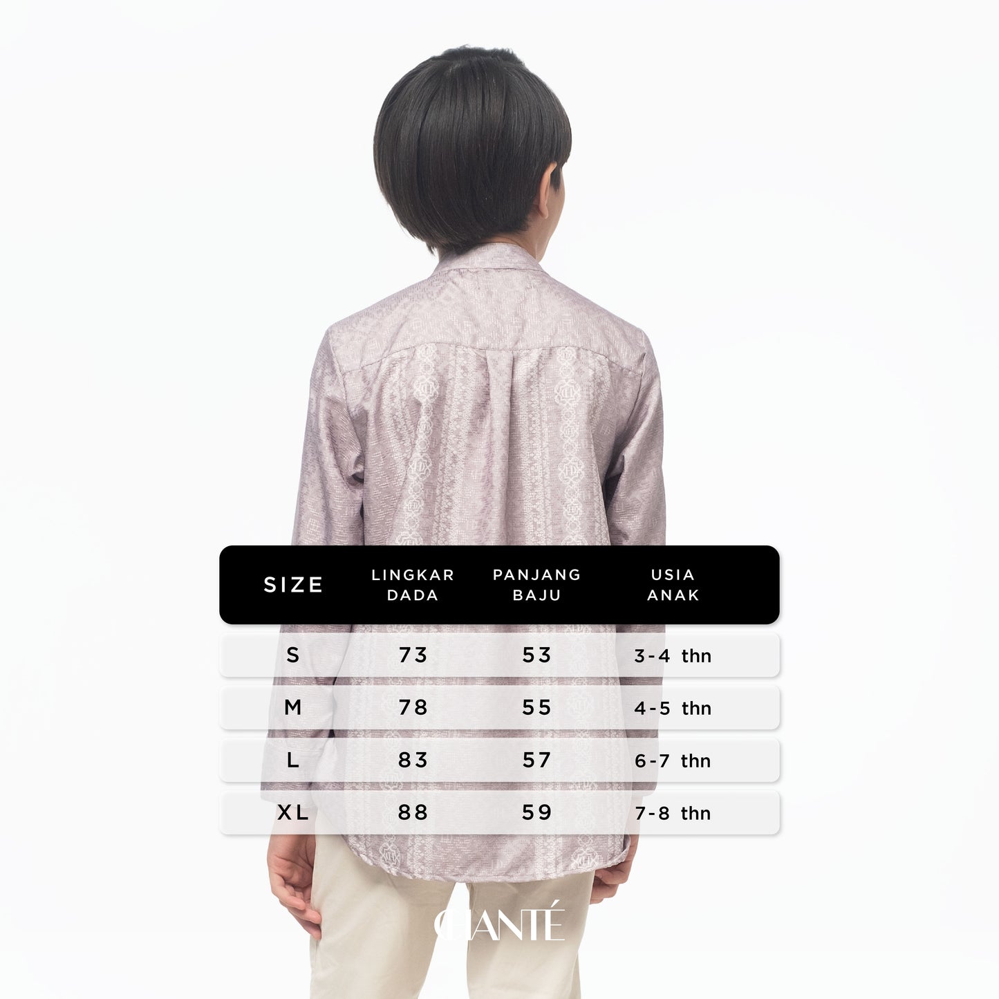 Chanté - Aziel Boy Shirt in Grey