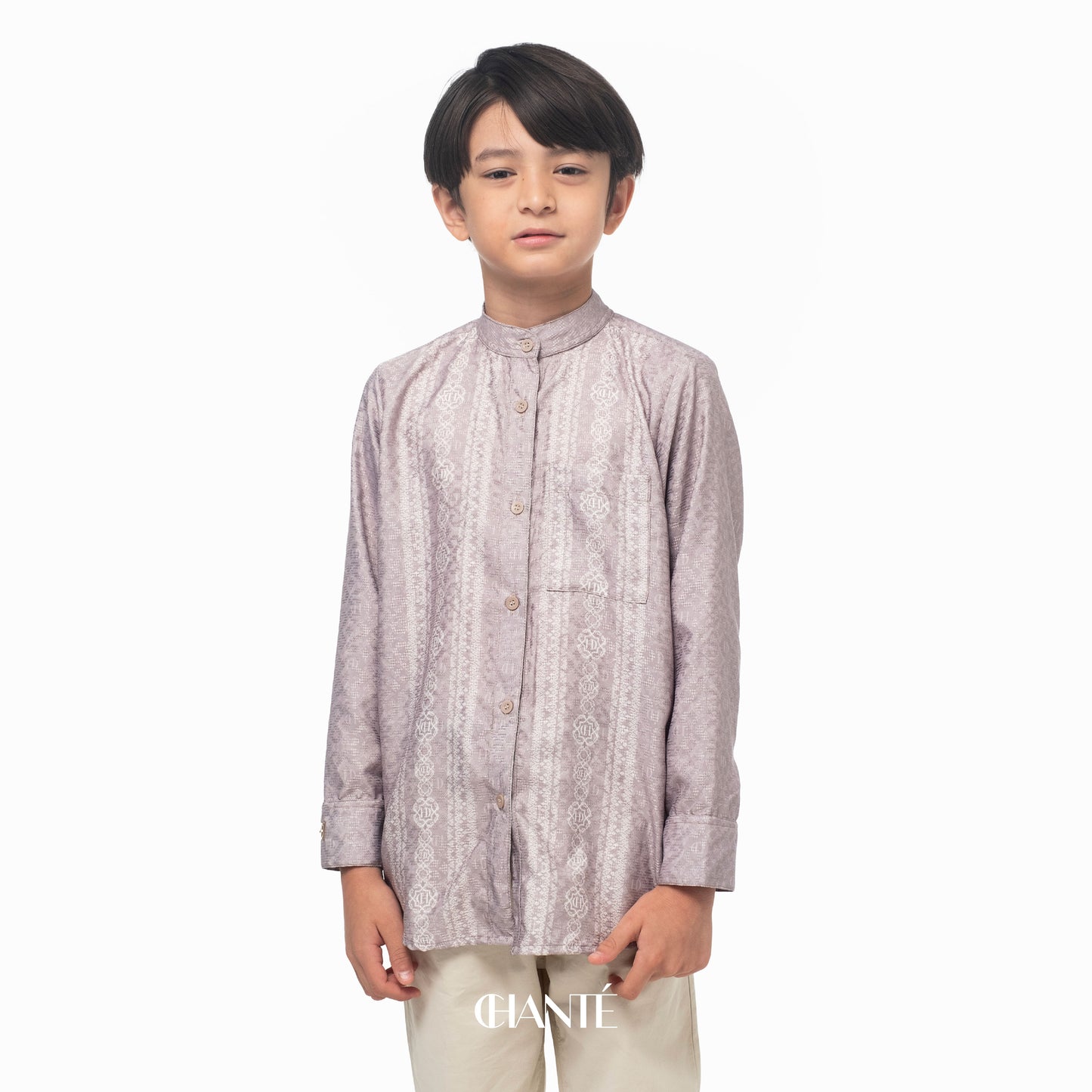 Chanté - Aziel Boy Shirt in Grey