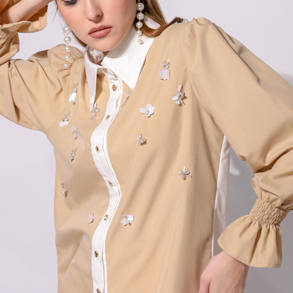 Chanté - Delanie Shirt in Tan