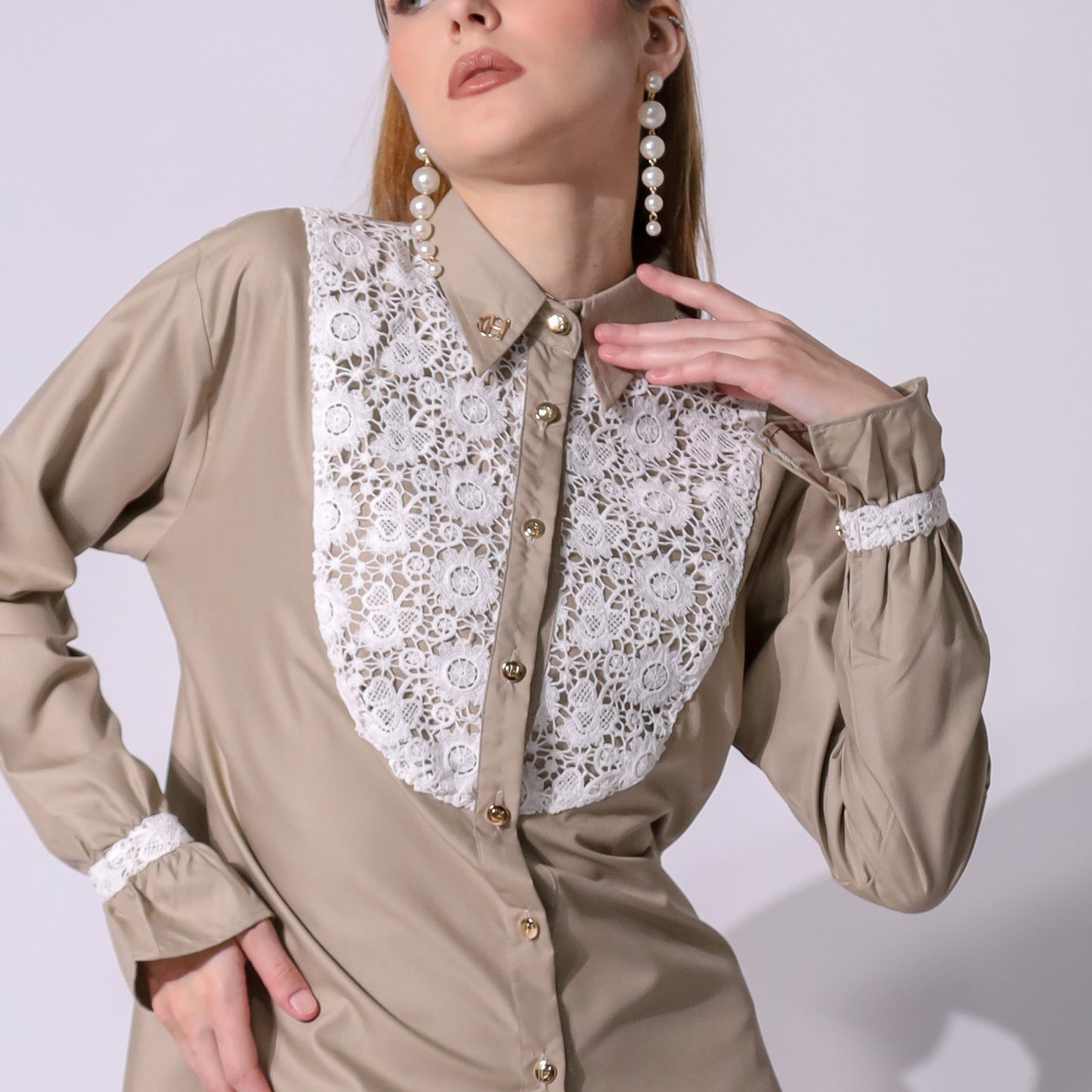 Chanté - Irie Shirt in Taupe