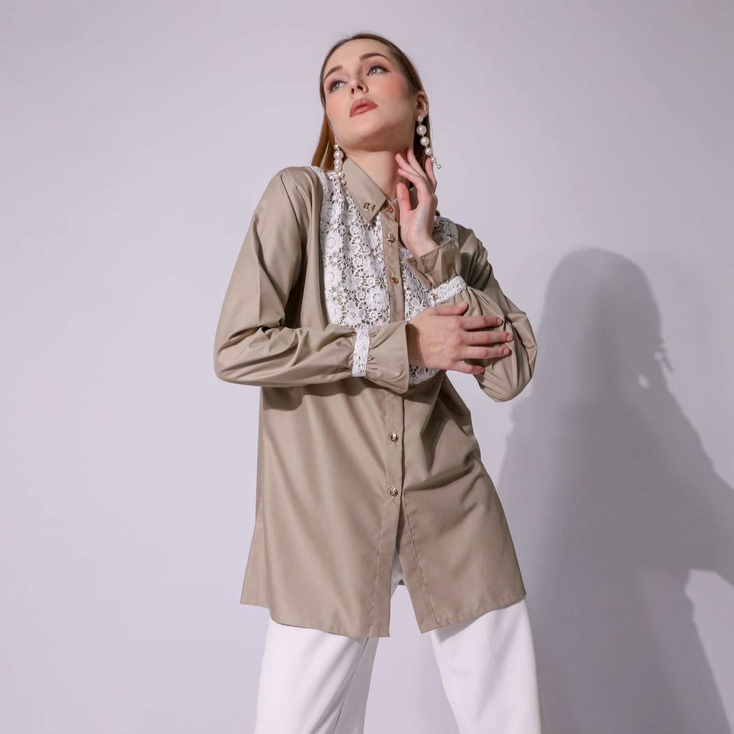 Chanté - Irie Shirt in Taupe