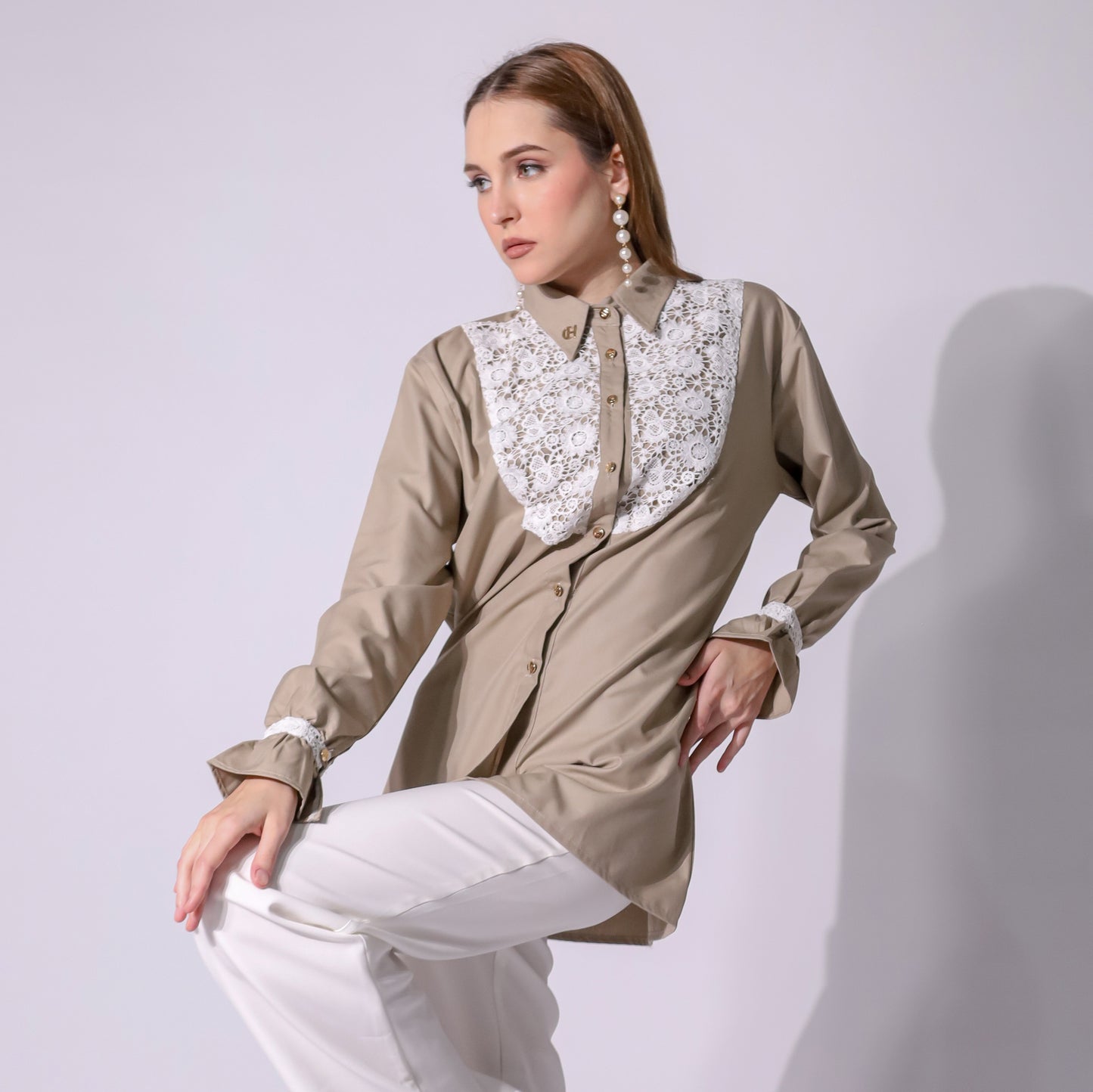 Chanté - Irie Shirt in Taupe