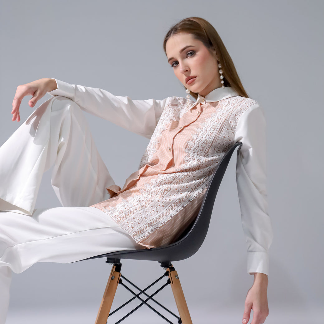 POS - Chanté - Davina Shirt in Coral
