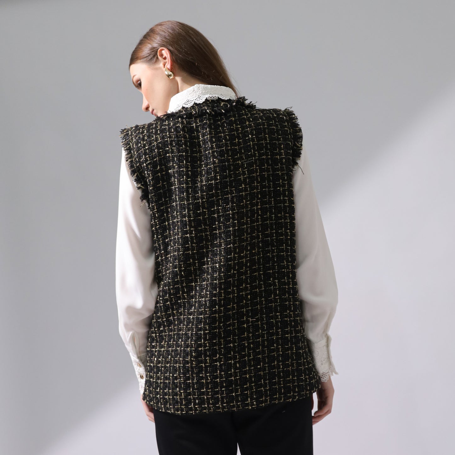Chanté - Dixie Vest in Black
