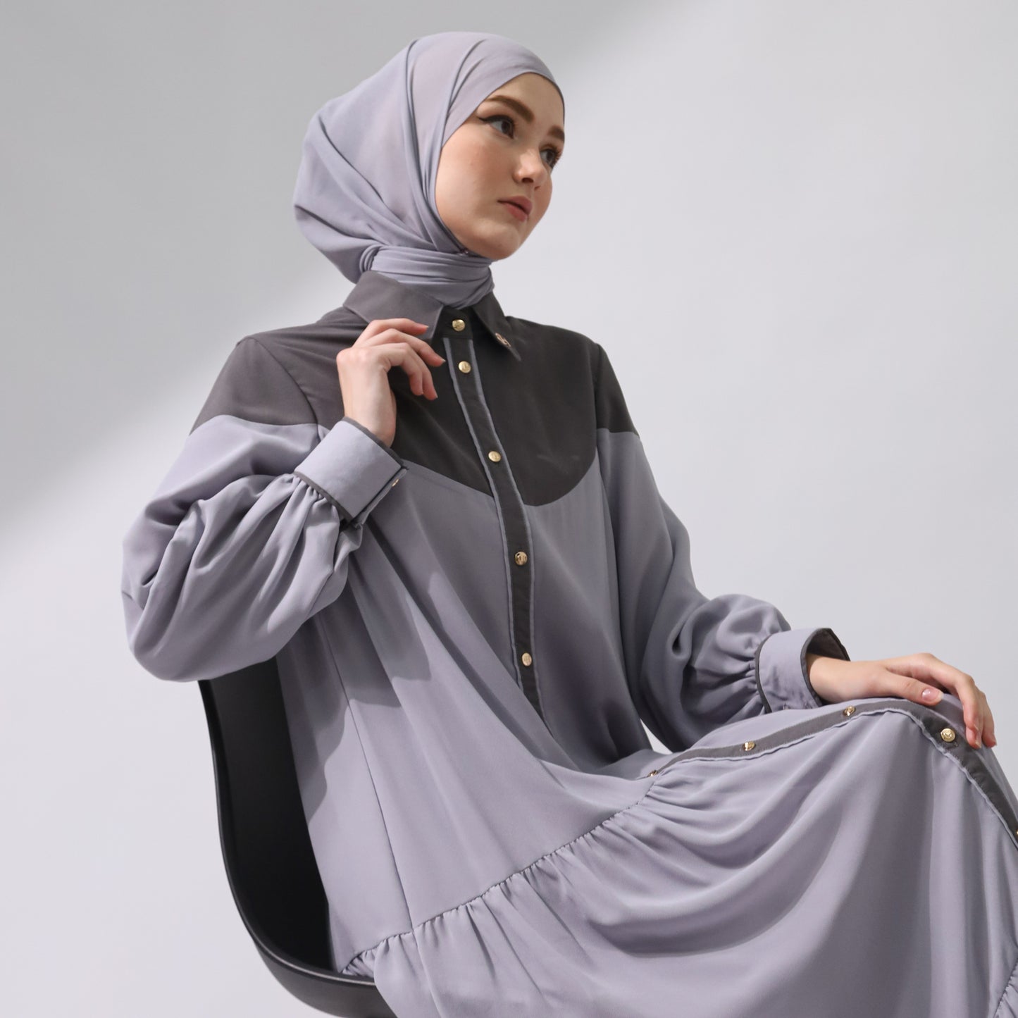 Chanté - Gia Dress Set in Grey