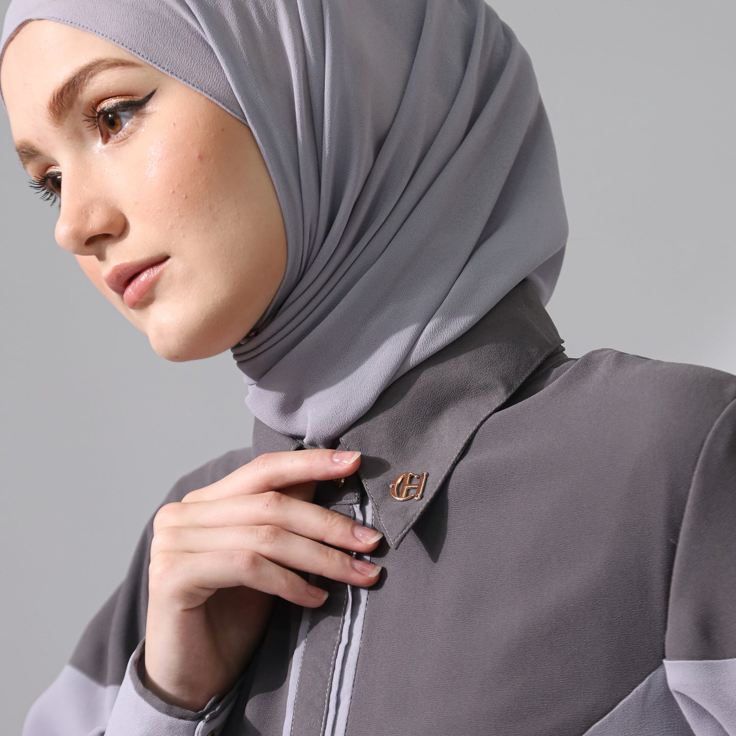 Chanté - Gia Dress Set in Grey