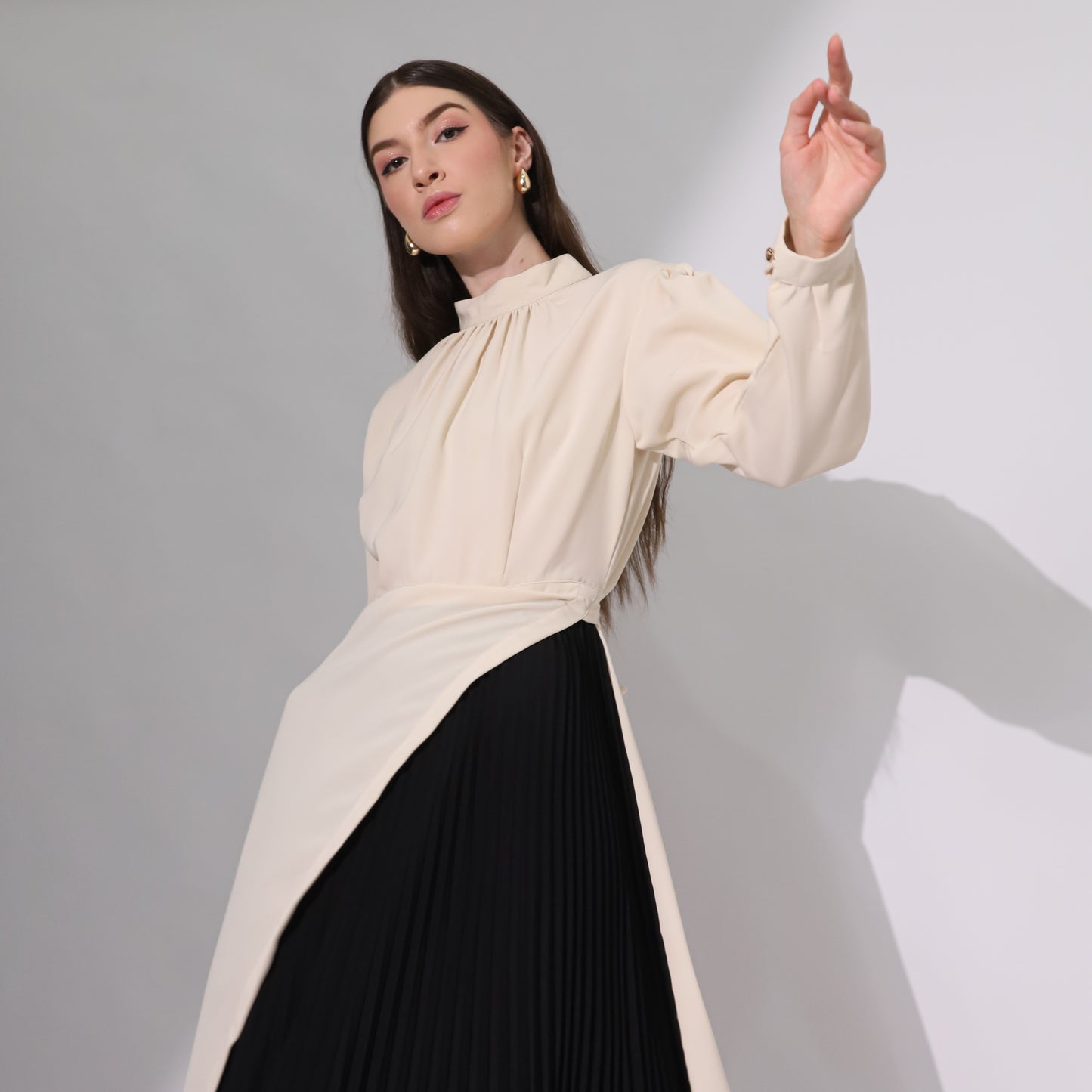 Chanté - Faiza Dress in Cream