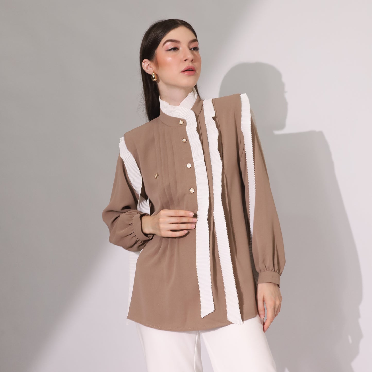 Chanté - Fraya Shirt in Taupe