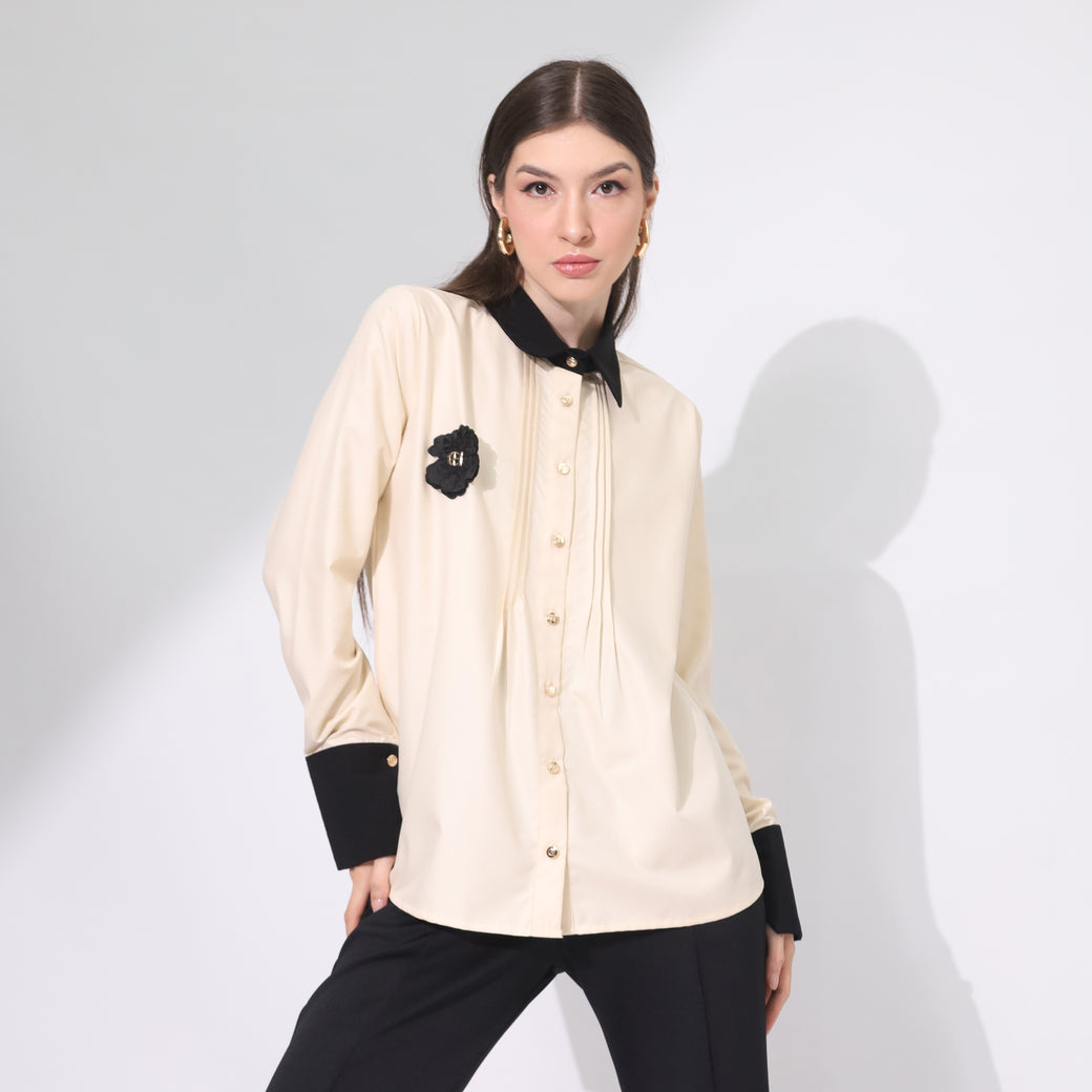 Chanté - Ehlani Shirt in Cream