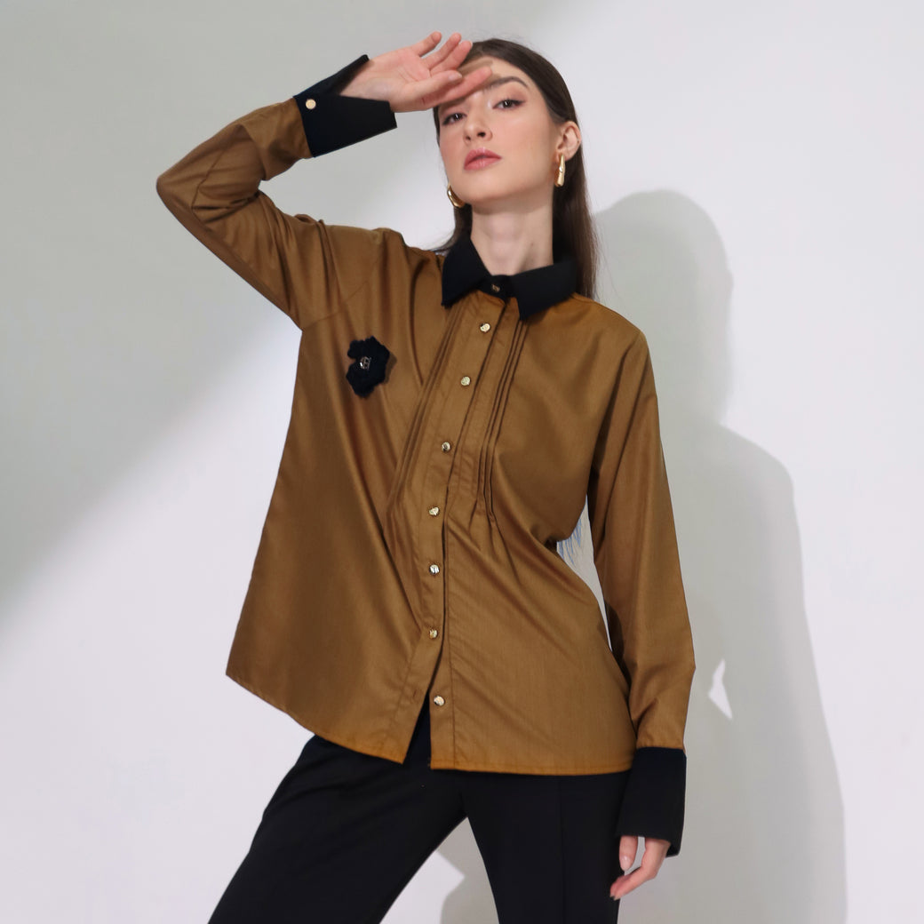 Chanté - Ehlani Shirt in Choco