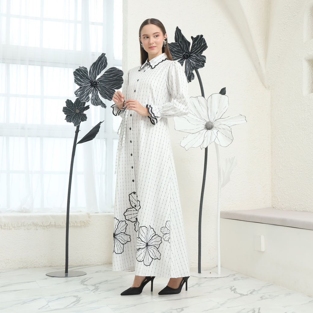 Chanté - Loretta Dress in Off White