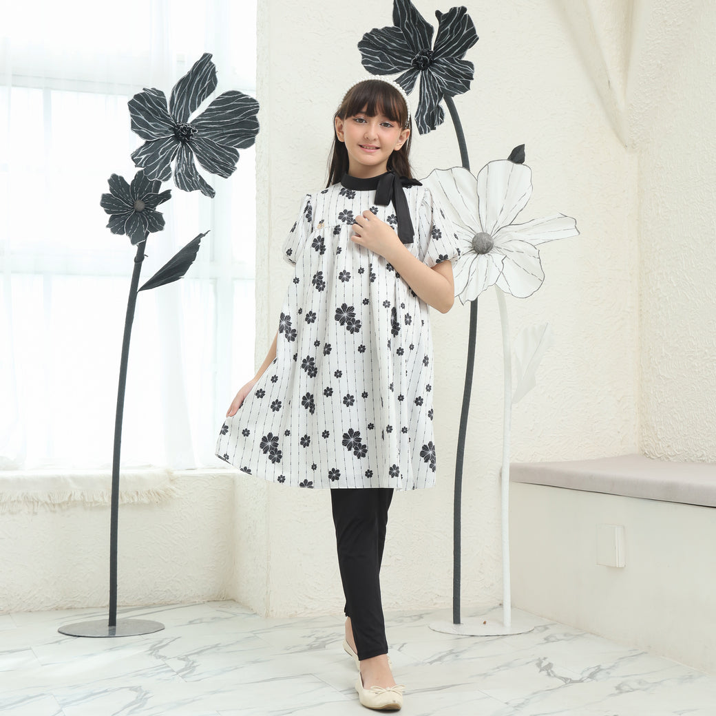 Chanté - Lucia Girl Dress in Off White