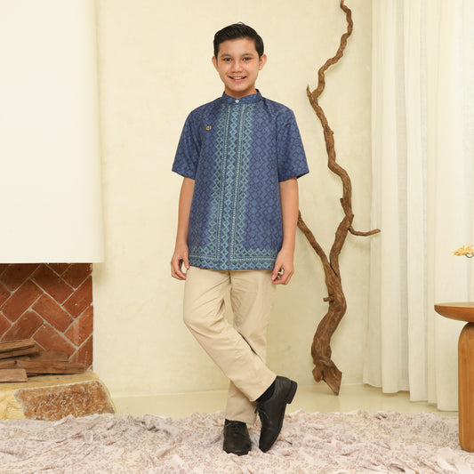 Chanté - Mahin Boy Shirt in Royal Blue
