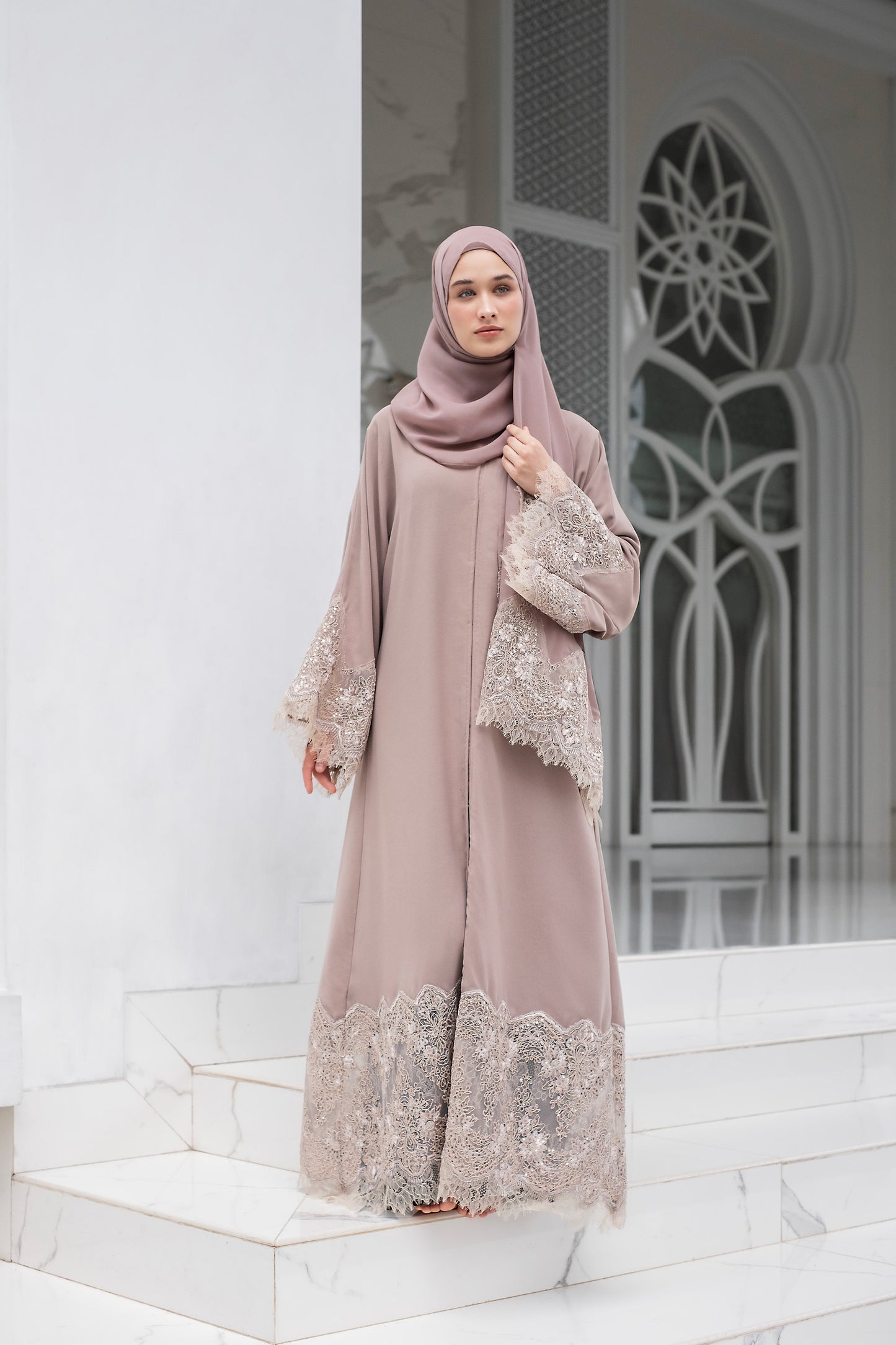 Chanté - Hania Abaya Set in Mocca