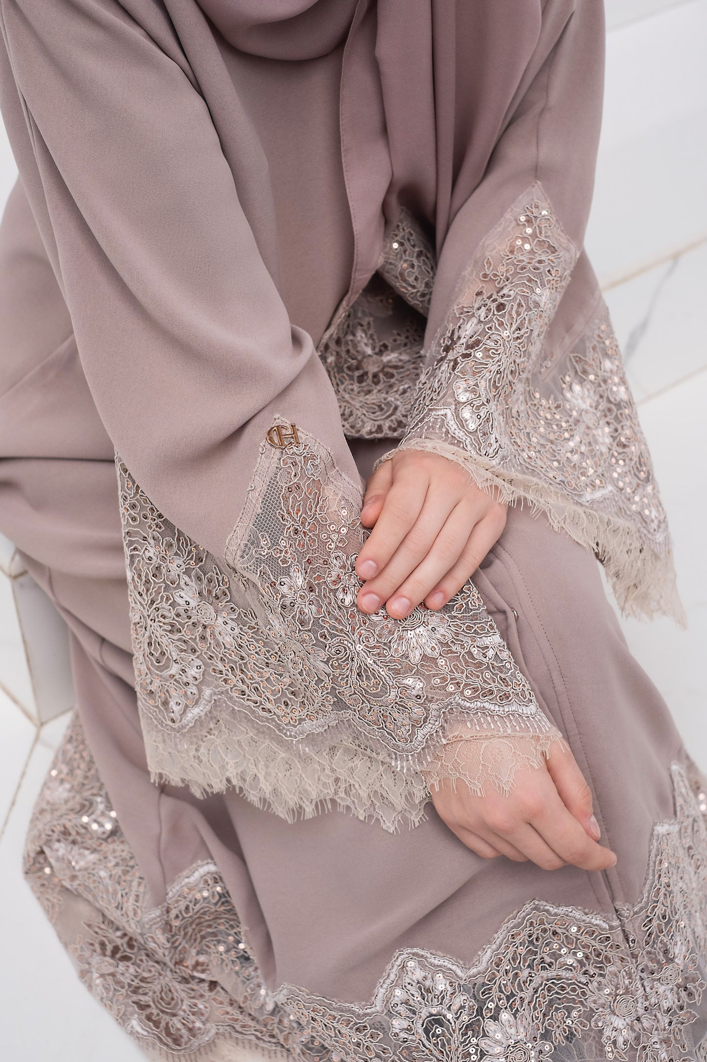 Chanté - Hania Abaya Set in Mocca