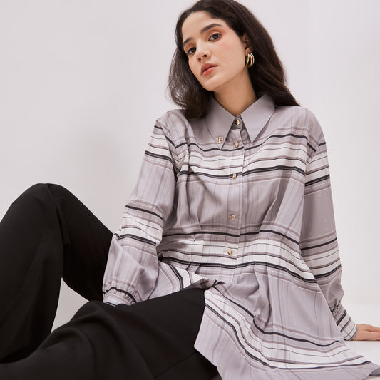 Chanté - Joelle Shirt in Grey