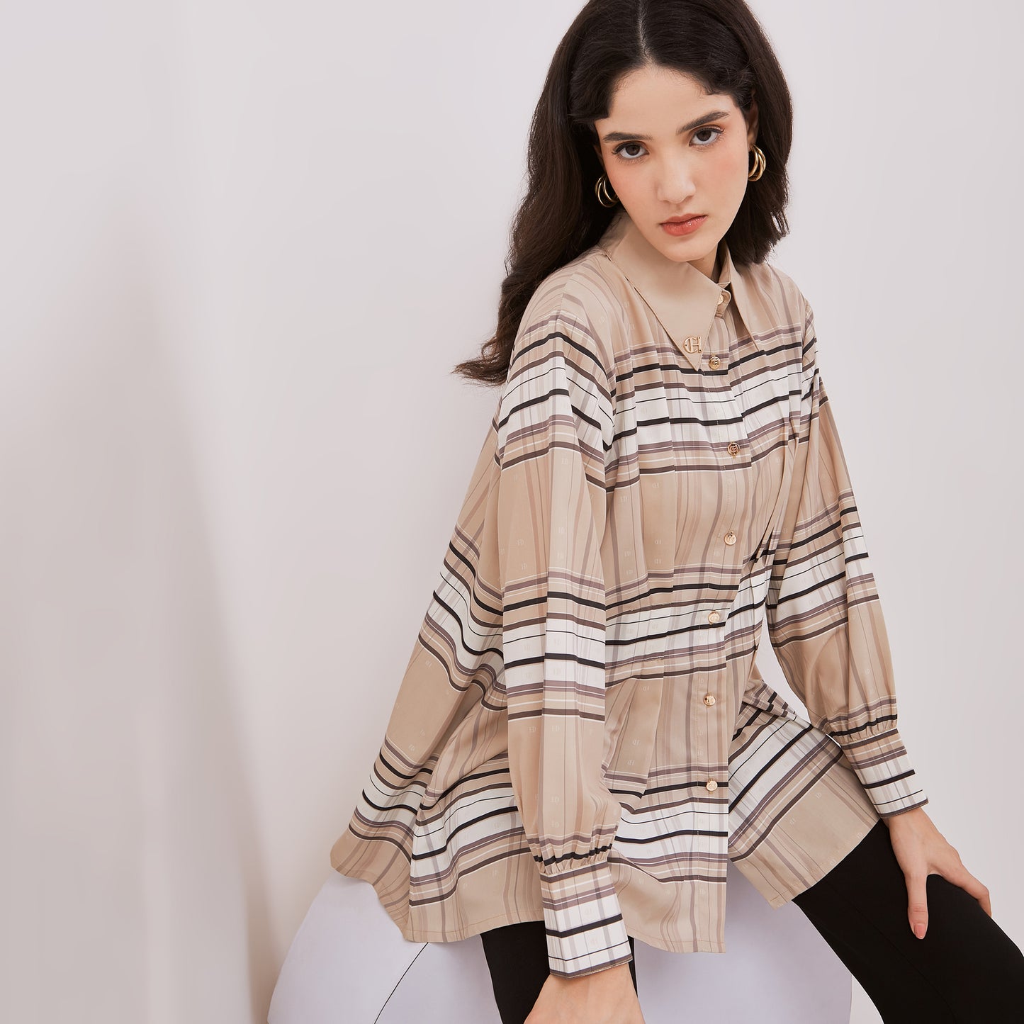 Chanté - Joelle Shirt in Brown