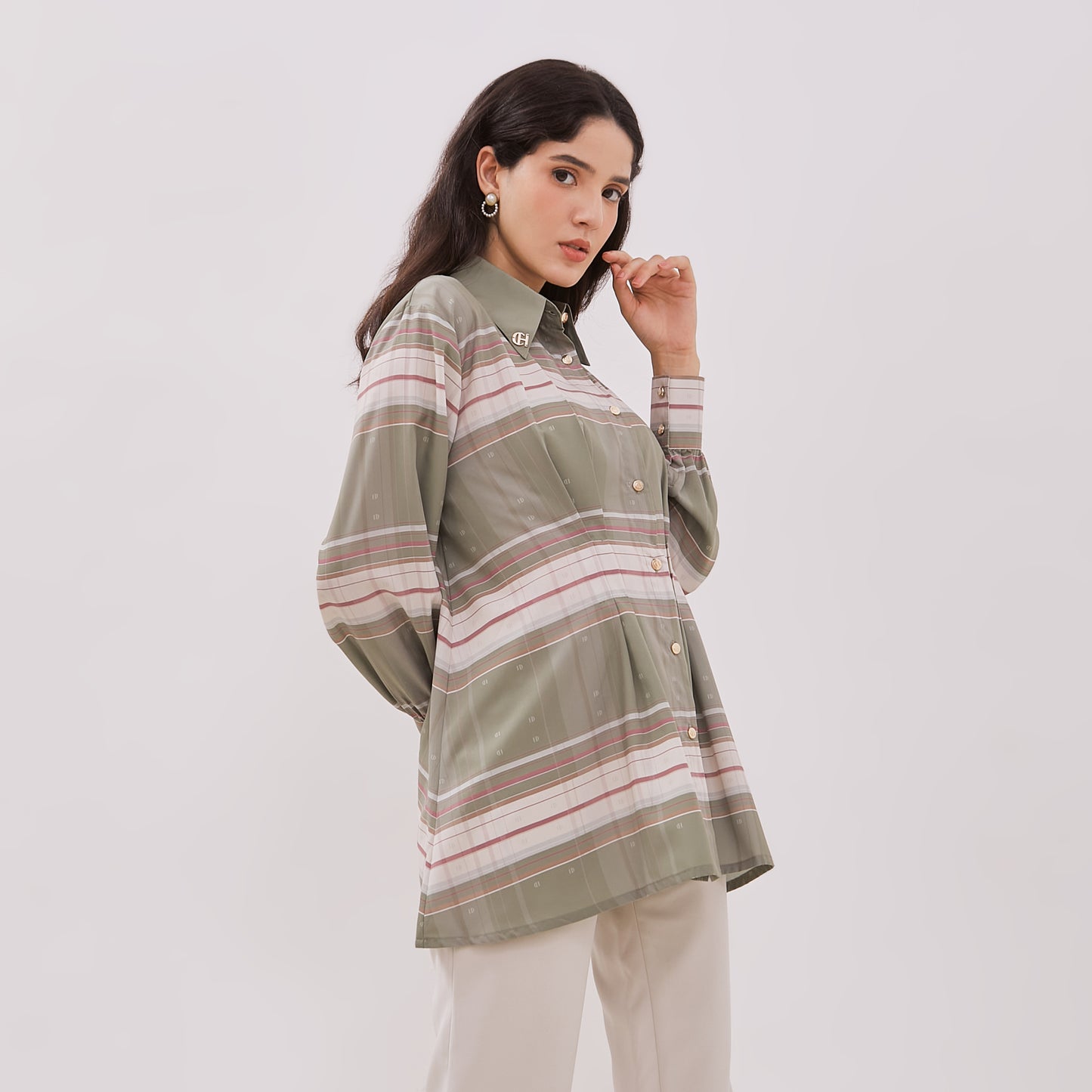 Chanté - Joelle Shirt in Sage