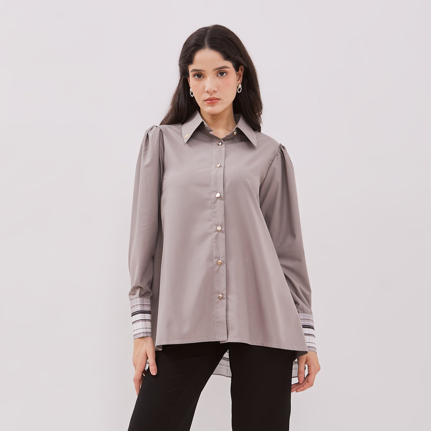 Chanté - Josie Shirt in Grey