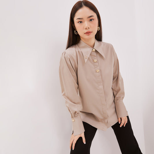 Chanté - Gaura Shirt in Taupe