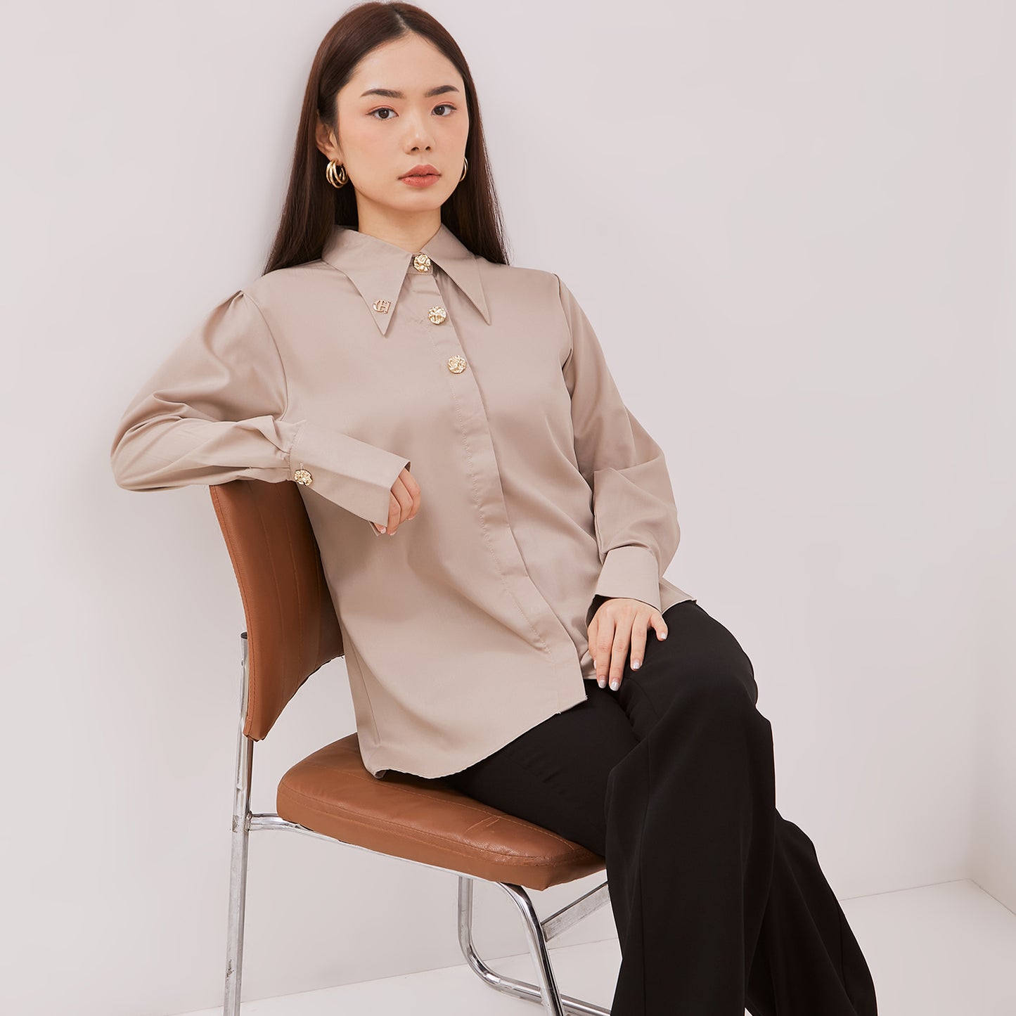 Chanté - Gaura Shirt in Taupe