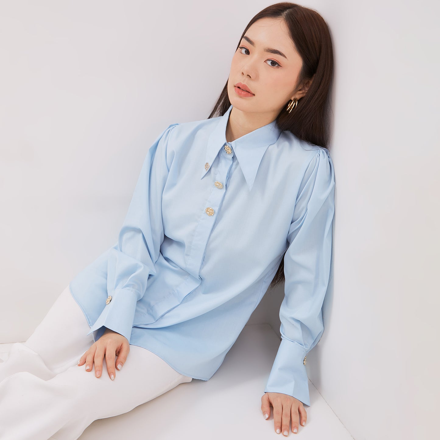Chanté - Gaura Shirt in Sky Blue