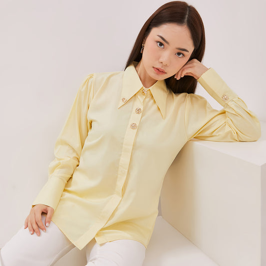 Chanté - Gaura Shirt in Butter Yellow