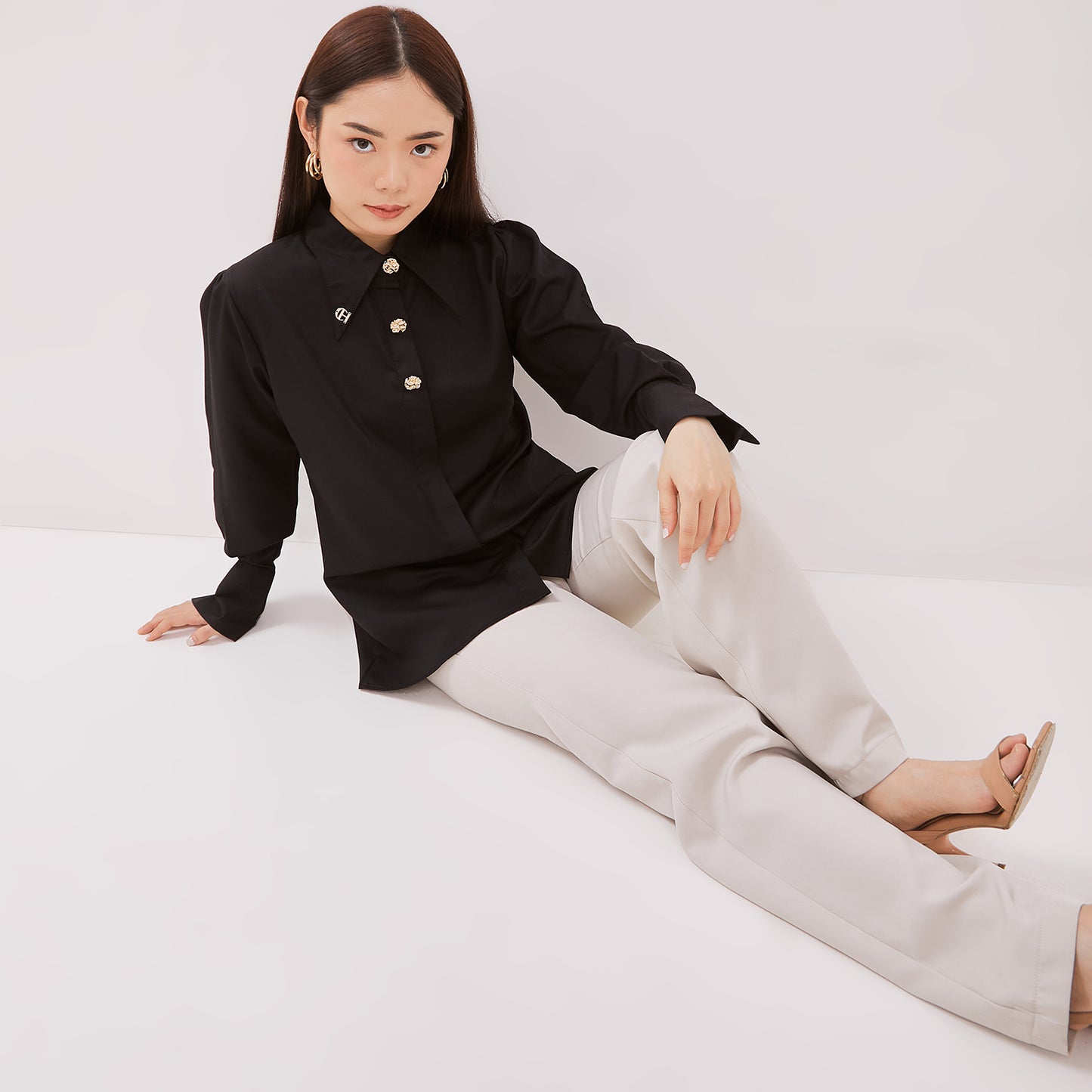 Chanté - Gaura Shirt in Black