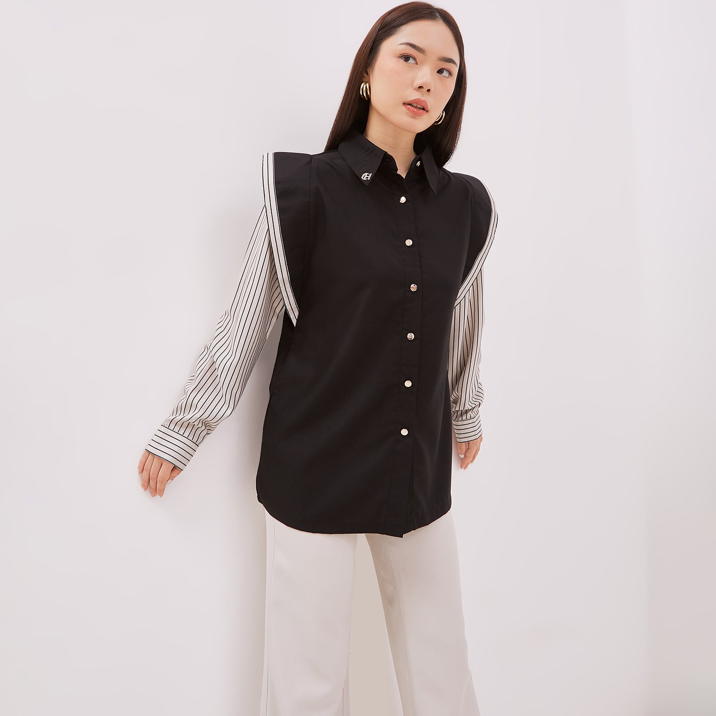 Chanté - Giana Shirt in Black