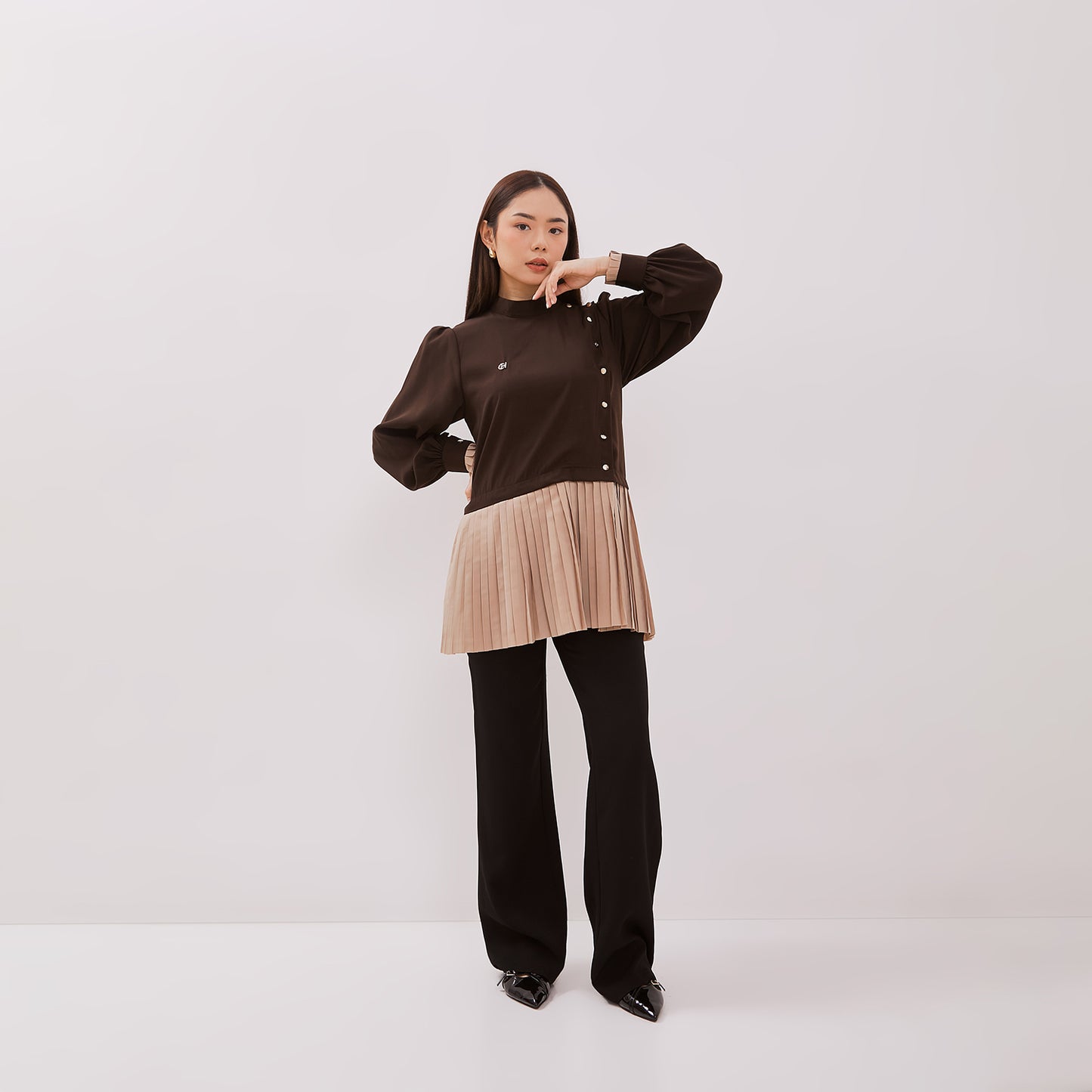 Chanté - Gionna Blouse in Dark Brown