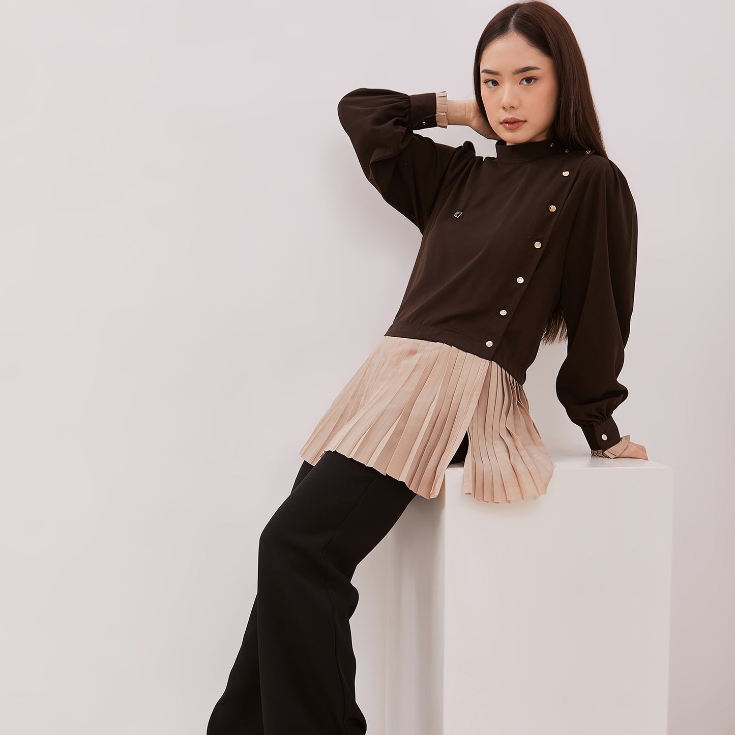 Chanté - Gionna Blouse in Dark Brown