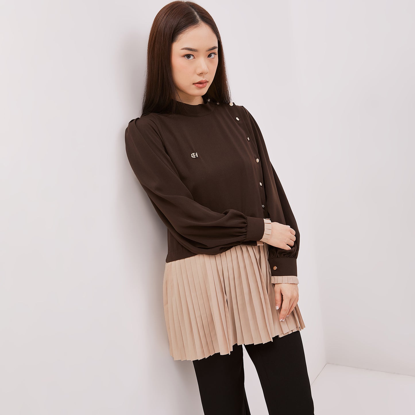 Chanté - Gionna Blouse in Dark Brown