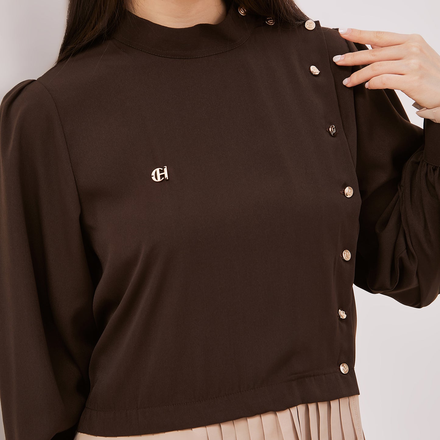 Chanté - Gionna Blouse in Dark Brown