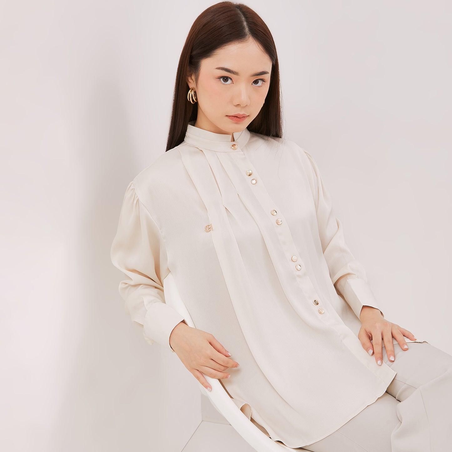 Chanté - Gilma Shirt in Ivory